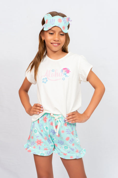 Pijama para niña Aloha  | Mamamia Girls