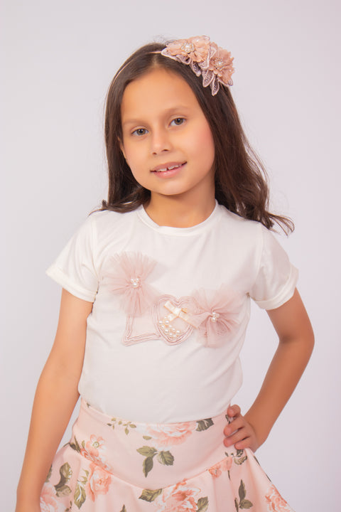 Camiseta básica para niña Bonita II | Mamamia Girls
