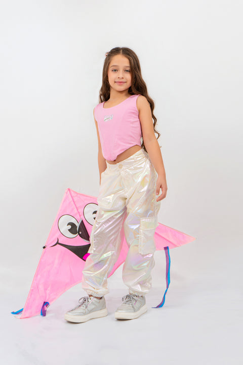 Pantalon tipo jogger o sudadera  para niña Ref 030129-01 | Mamamia Girls