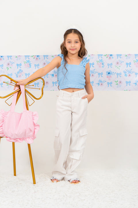 Pantalon Cargo  para niña Ref 030128-07 | Mamamia Girls OFERTA