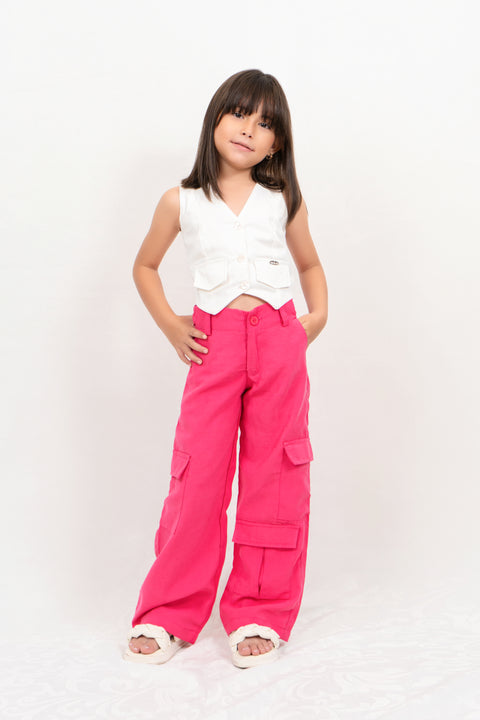 Pantalon Cargo  para niña Ref 030128-04 | Mamamia Girls