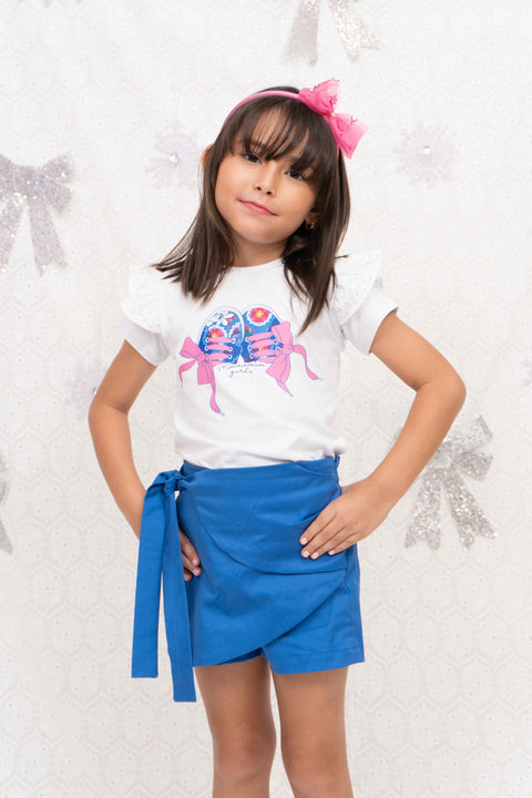 Blusa Tipo Camiseta Elegante para niña  Ref 102160 | Mamamia Girls