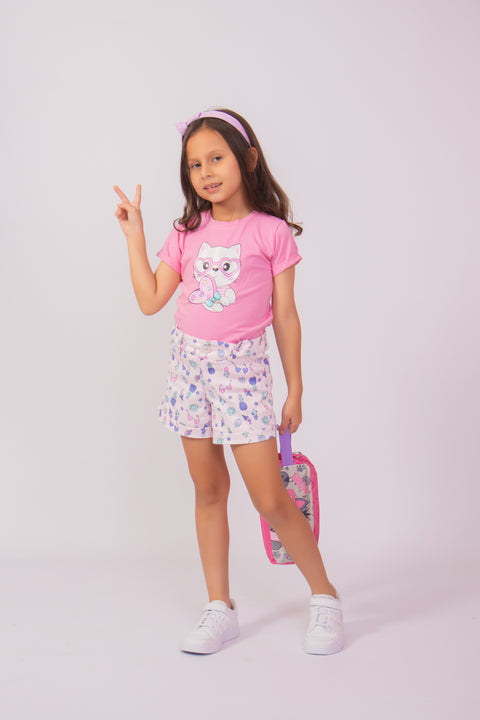 Short para niña Crisantemo new | Mamamia Girls