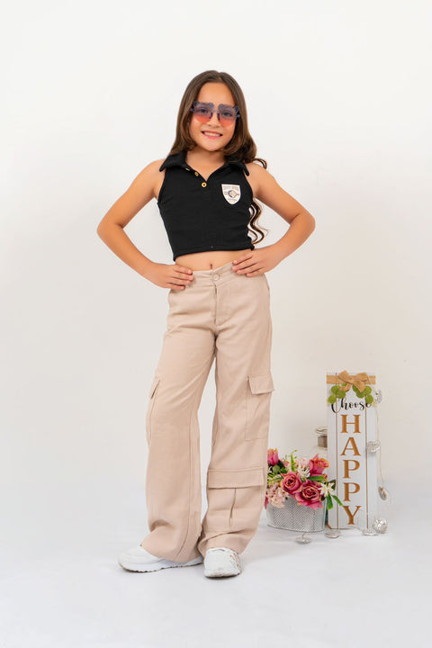 Pantalon Cargo  para niña Ref 030128-07 | Mamamia Girls