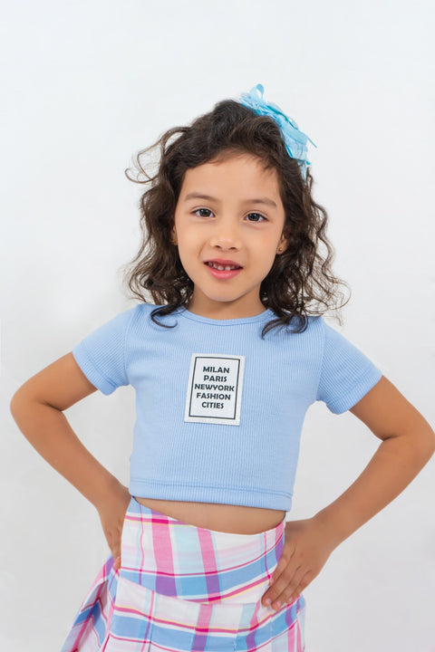 Croptop deportivo para niña Bella | Mamamia Girls