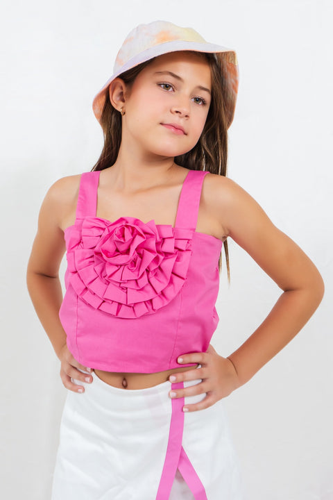 Blusa  Tipo Crop Toppara niña Ref 020182-08-04-06 | Mamamia Girls