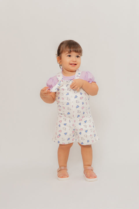 Conjunto Braga y Camiseta  para niña Ref 080105-15 | Mamamia Girls